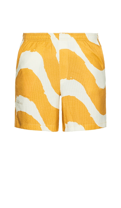 Wavy Shorts in Mustard. - size S (also in L, M)