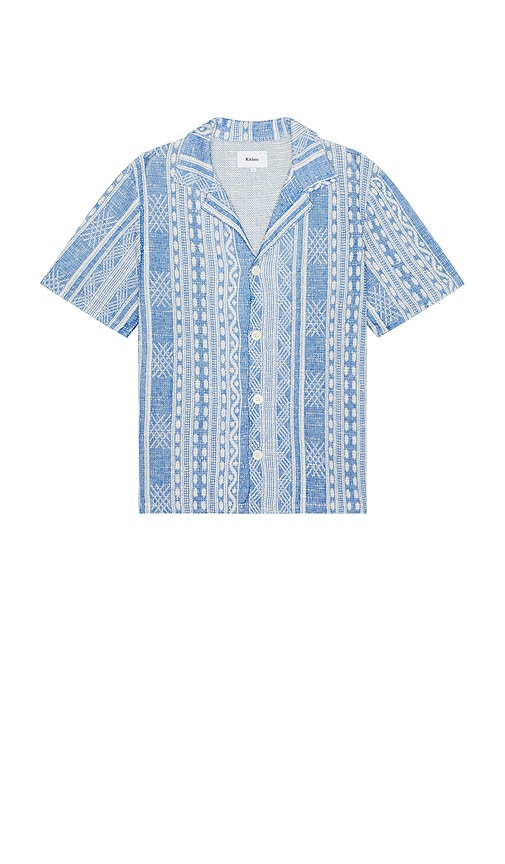 Encinitas Short Sleeve Shirt in Blue. - size M (also in L)