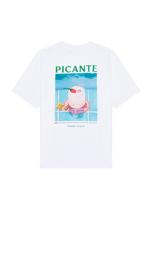 x Elin Picante Tee in White. - size XL/1X (also in L, M, S)