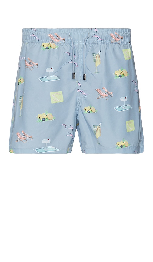 Nikben Malibu Swim Trunk in Concrete