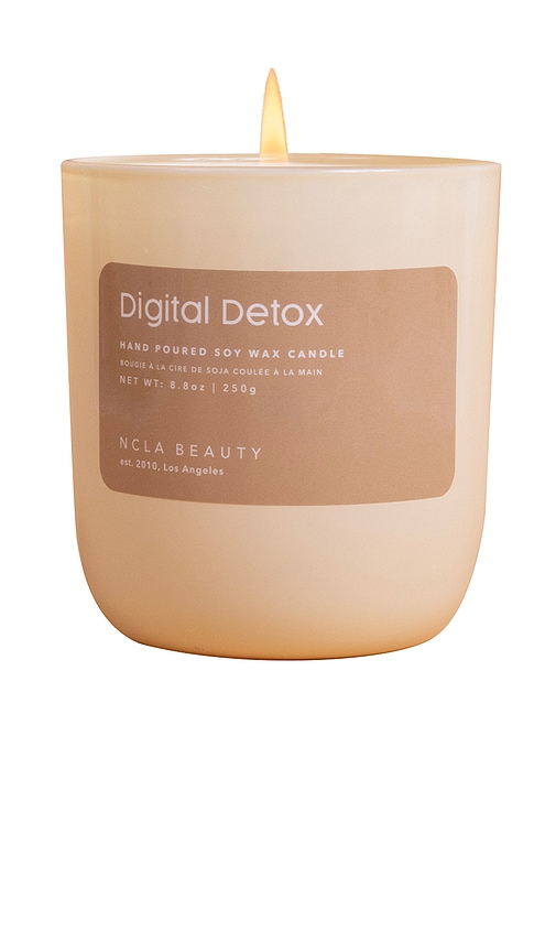 Digital Detox Soy Waxed Candle in Beauty: NA.