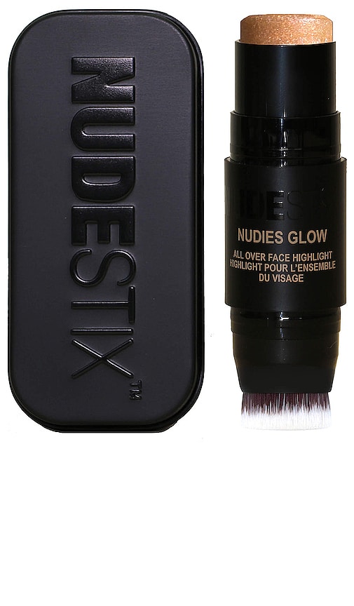 Nudestix Nudies Glow All Over Face Highlight In Euphorix (nude Rosegold Sequins)