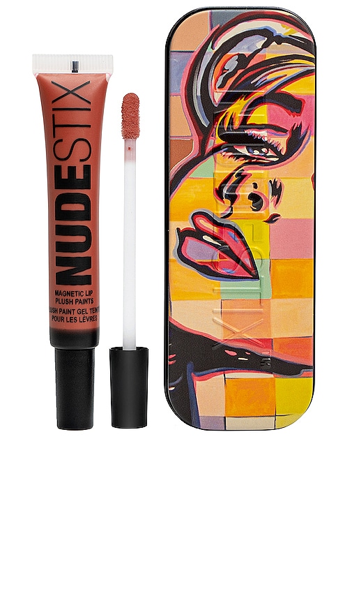 NUDESTIX Magnetic Lip Plush Paint Stain in Hot Paprika
