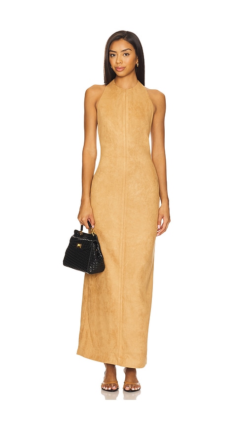 The Ambrose Dress in Tan. - size L (also in M, S, XS) - Nakedvice - Modalova