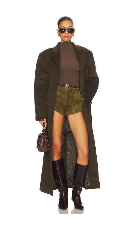 Nakedvice The Isla Coat In Green