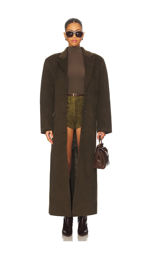 Nakedvice The Isla Coat In Green