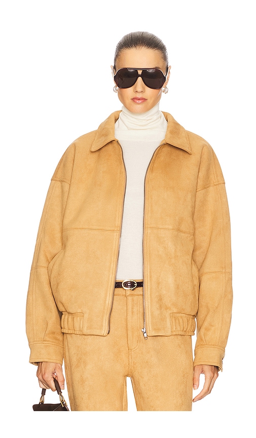 The Jude Bomber Jacket in Tan. - size XL (also in L, M, S, XS)