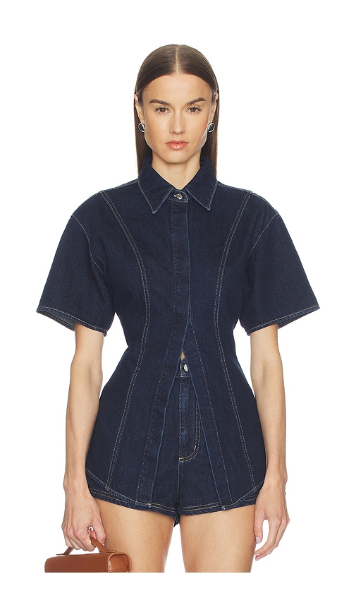 Nakedvice CHEMISE THE WATSON SHORT SLEEVE en Blue Taille S Also en XS 179 €