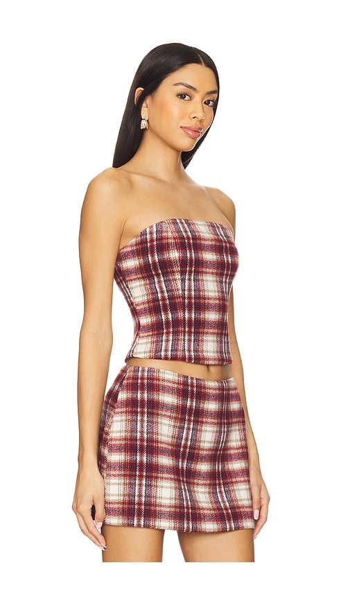 Nakedvice The Pia Bustier In Tartan