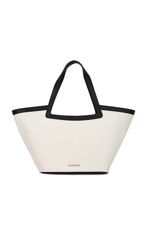 The Portia Tote in White.