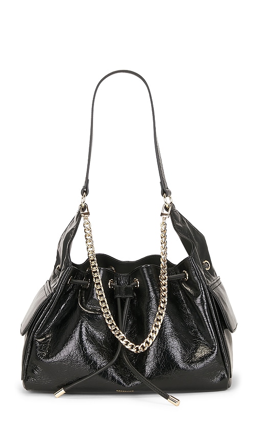 Nakedvice Lennon Shoulder Bag in Black.