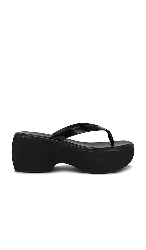 The Mina Sandal in Black. - size 9 (also in 10, 5, 6, 7, 8)