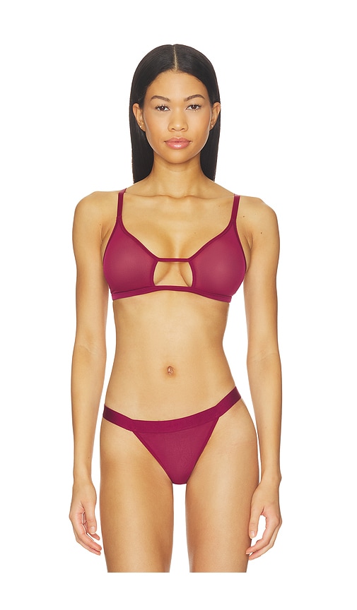 Negative Underwear Sieve Cutout Bra In Pink