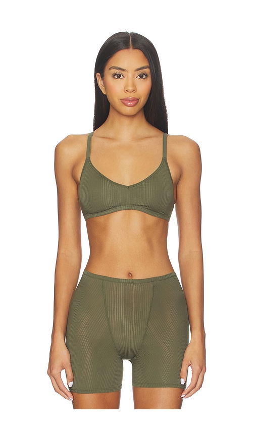 Negative Underwear Whipped Non Wire Bra In Green