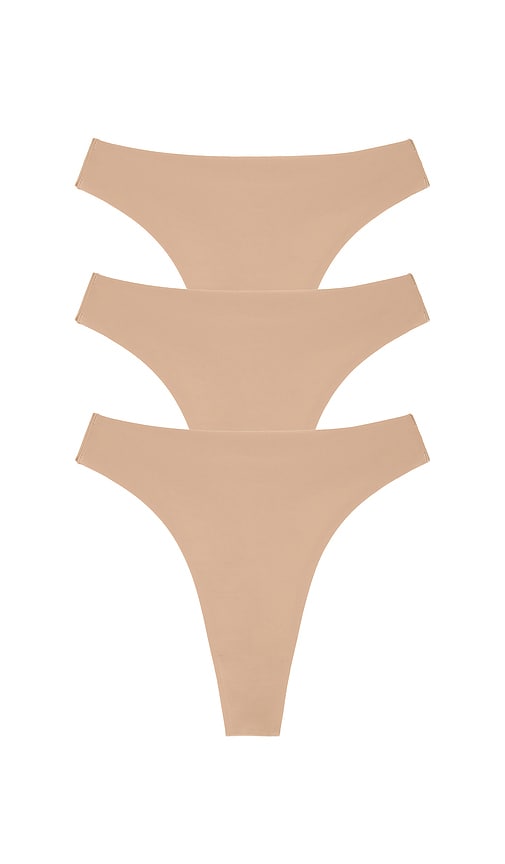 Base High Thong 3-pack in Nude. - size XXL (also in L, M, S, XL, XS)