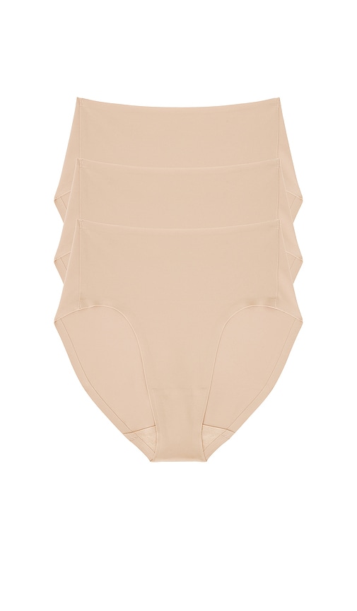 Base High Rise Brief 3-pack in Nude. - size XXL (also in L, M, S, XL, XS)