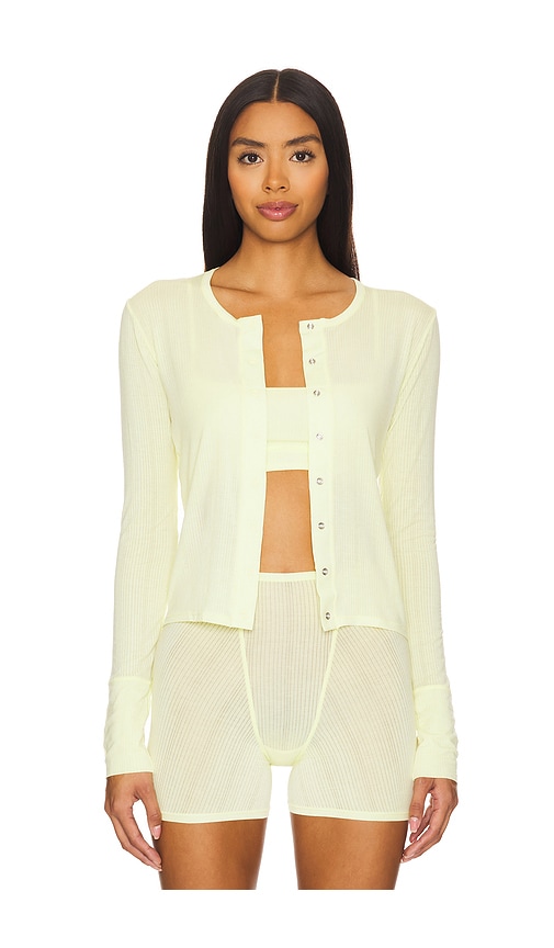 Shop Negative Underwear Whipped Cardi In Sunshine