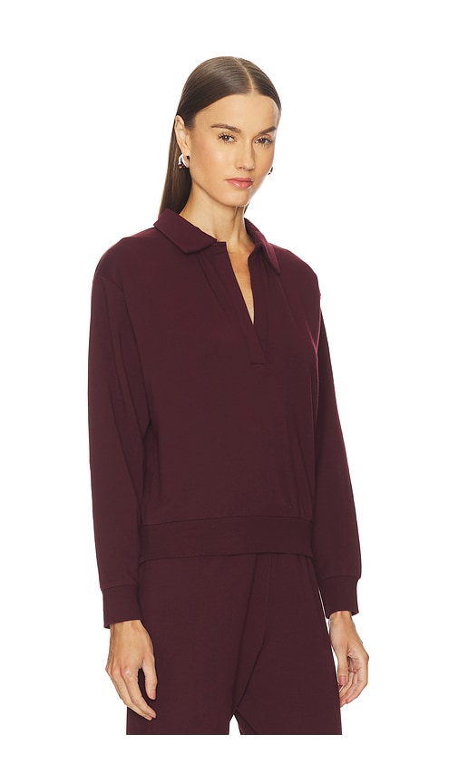 Negative Underwear Club Pullover In Burgundy