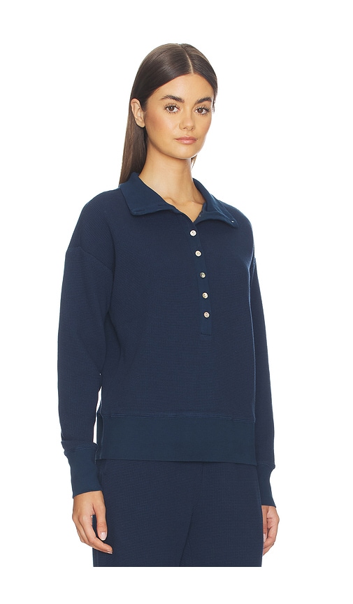  Negative Underwear Pullover & Sweatshirts Waffle In Navy. Größe Xs. Also In S, M, L, Xl, Xxl. 