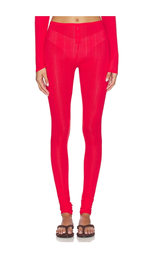 Negative Underwear Whipped Long Underwear In Red