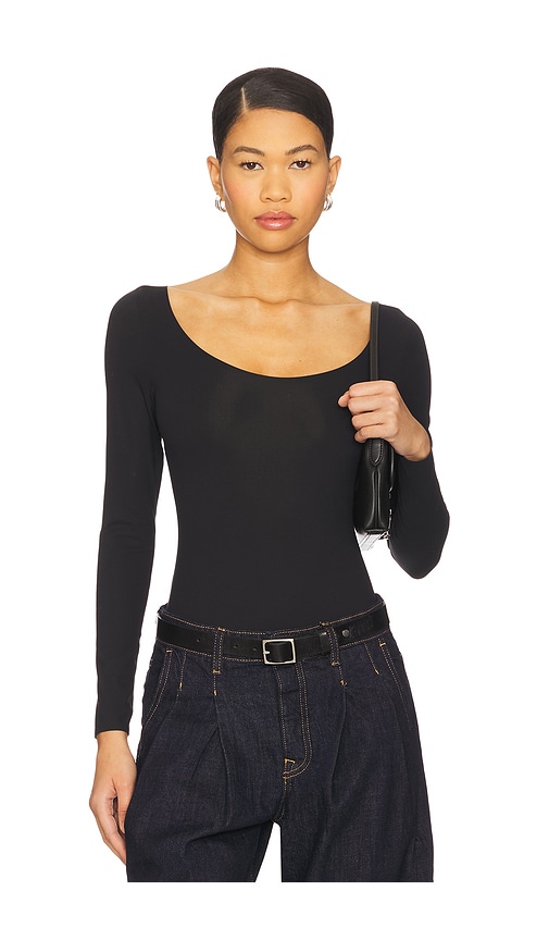 Base Bodysuit in Black. - size XS (also in L, M, S, XL/1X)