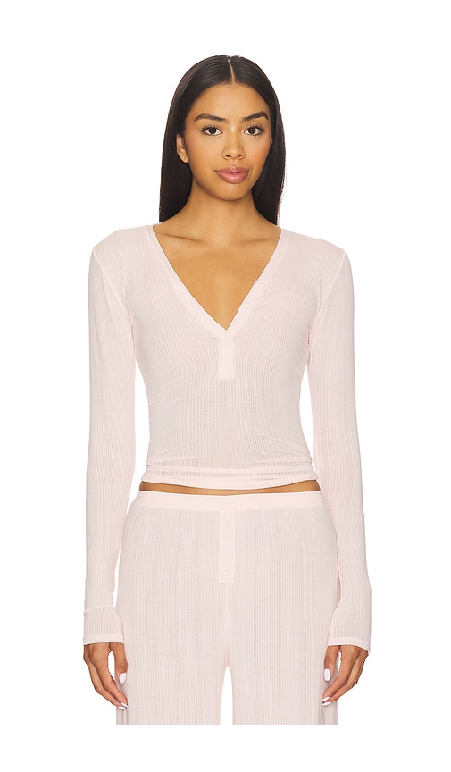 Negative Underwear Whipped Henley In Neutral