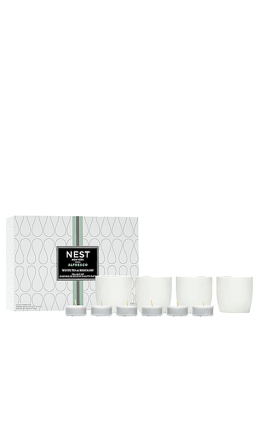 Nest New York White Tea & Rosemary Tealight Candle Set