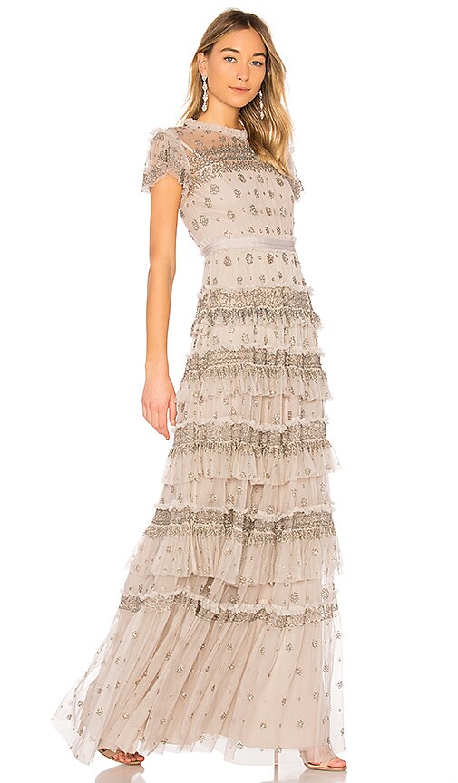 needle and thread andromeda maxi dress