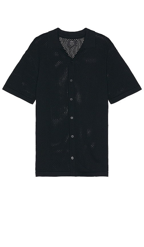 Shop Neuw Cohen Short Sleeve Shirt In Black