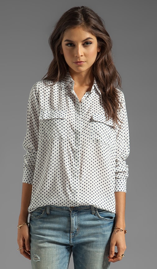 Polka Dot Button Up