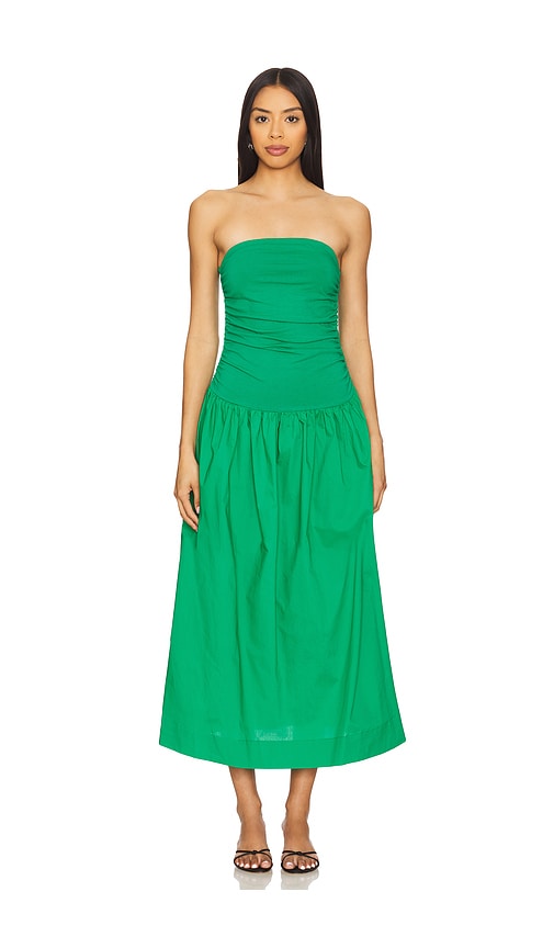 Never Fully Dressed Lola Dress in Kelly Green