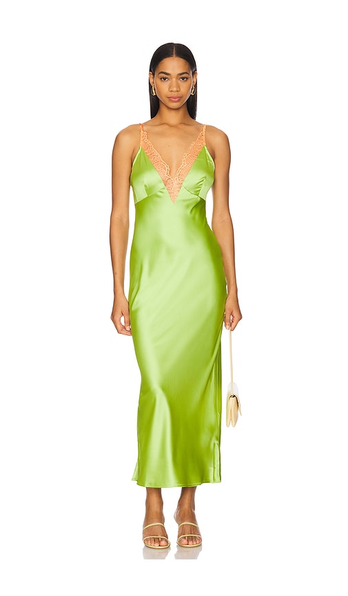 Never Fully Dressed Cateana Dress in Lime | REVOLVE