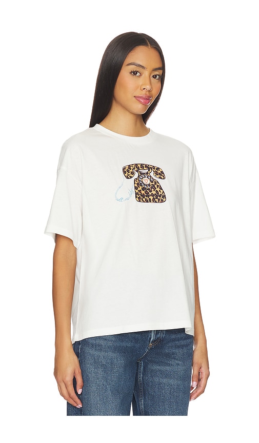 Never Fully Dressed White Call Me Boxy T-shirt In White