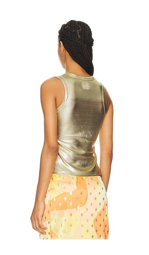  Never Fully Dressed Oberteil Tank In Metallic Gold. Größe S. Also In M, L, Xl. 
