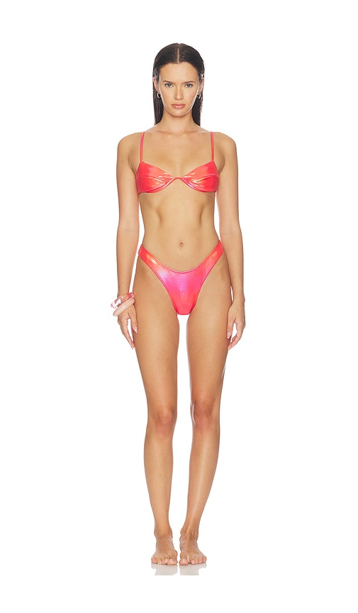 naranja furcado Latex Splash Apple Bikini Set | Thumbnail 7 naranja furcado Latex Splash Apple Bikini Set | Thumbnail 7