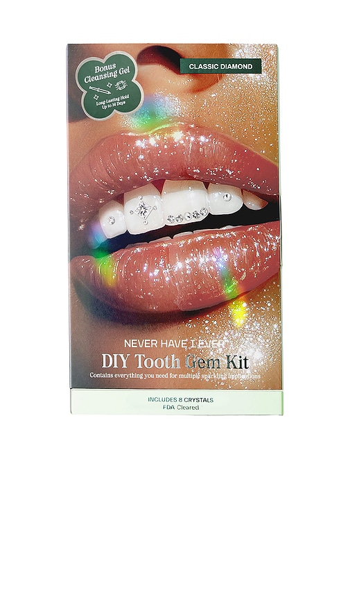 Never Have I Ever Tooth Gem Kit in Classic Diamond.