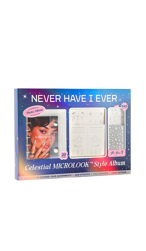 Never Have I Ever Microlook Style Album Set in Celestial.