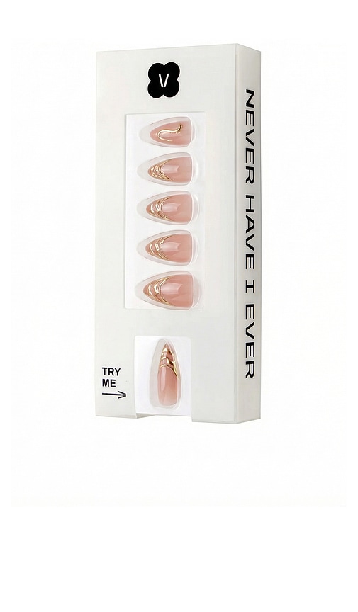 Never Have I Ever Wind-Worn Stone Press-On Nails in Beauty: NA.