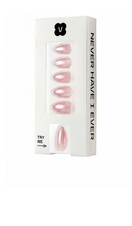 Never Have I Ever Barely Pink Press-On Nails in Beauty: NA.