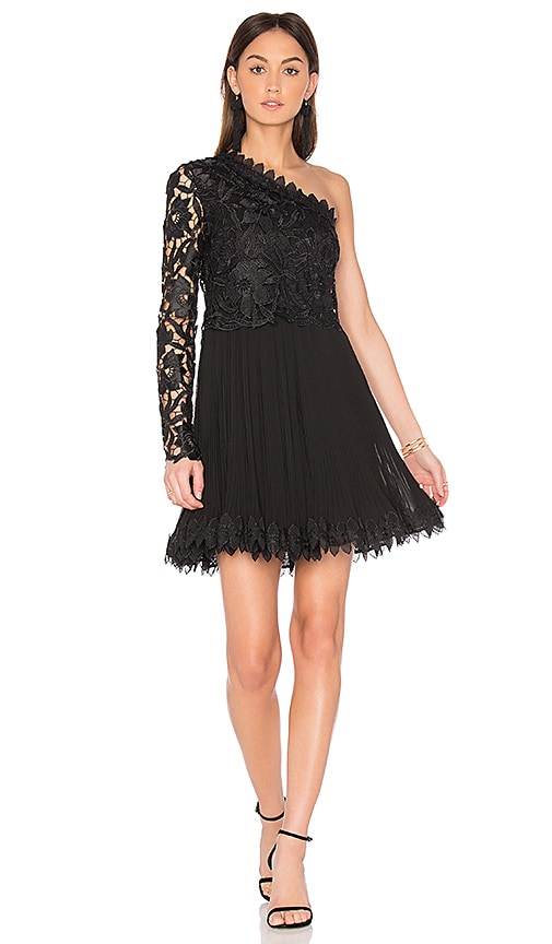 Botanical Lace One Shoulder Dress
