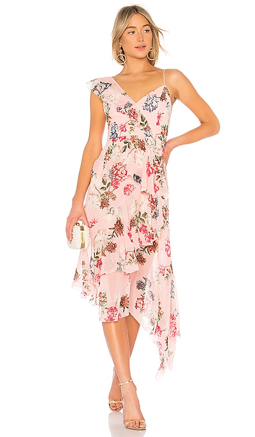 floral frill dress