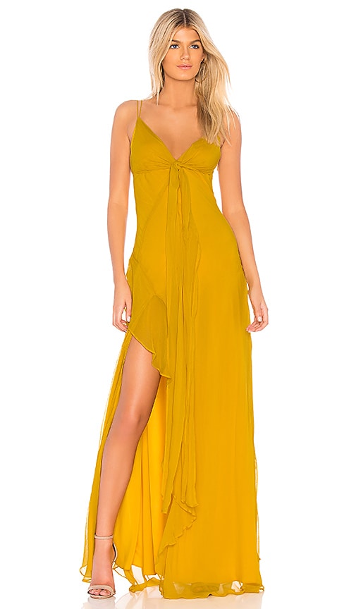 tie front maxi dress