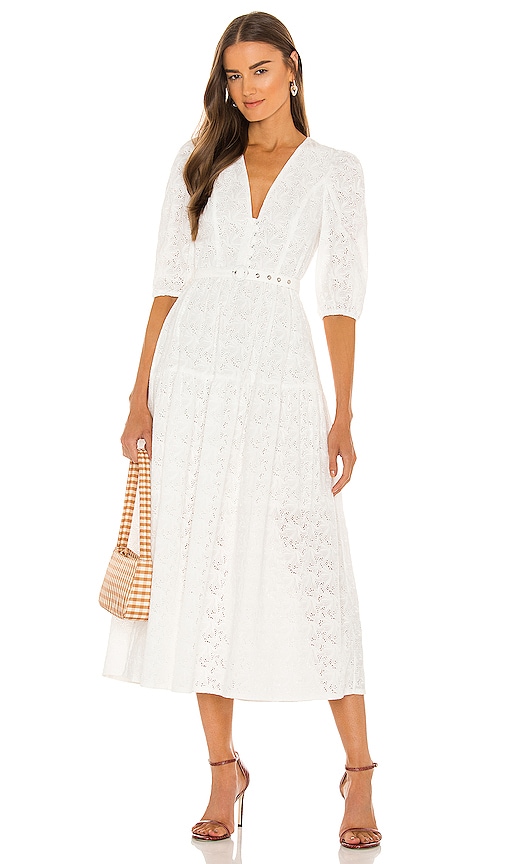 NICHOLAS Celie Dress in Featherington Eyelet