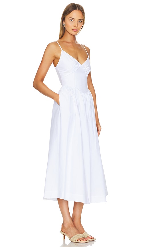 NICHOLAS BECKER PRINCESS WAIST MIDI DRESS 