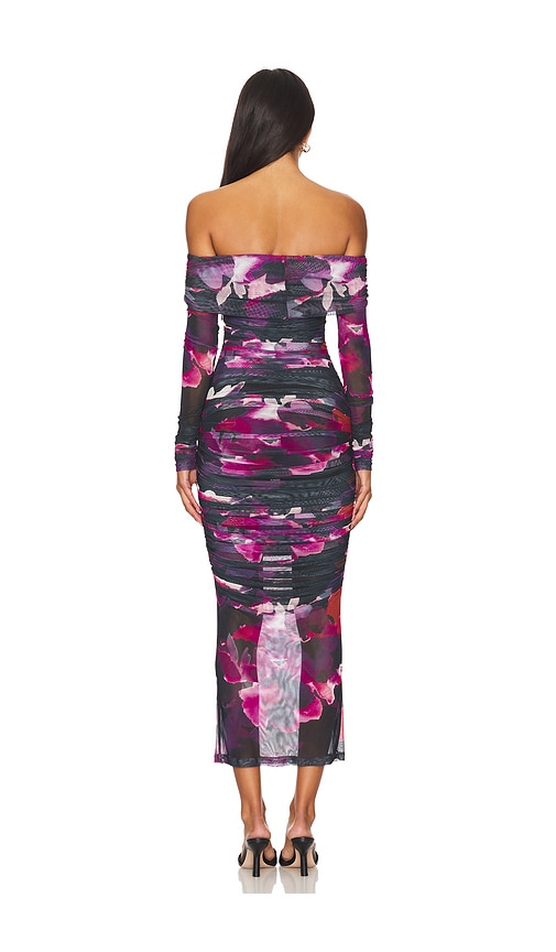  Nicholas Midi-kleid Oaklyn In Purple. Größe 6. Also In 4. 