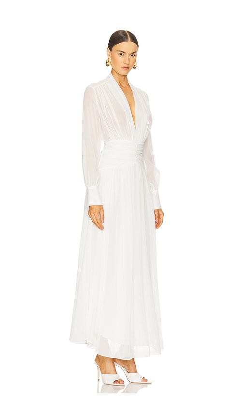Nicholas Jocelyn Maxi Dress In 象牙白