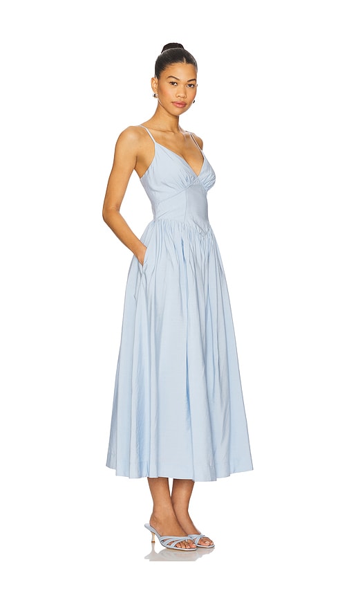 Nicholas Becker Midi Dress In Blue