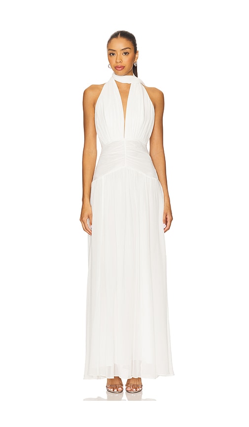 Arella Silk Dress in White. - size 4 (also in 6) - NICHOLAS - Modalova
