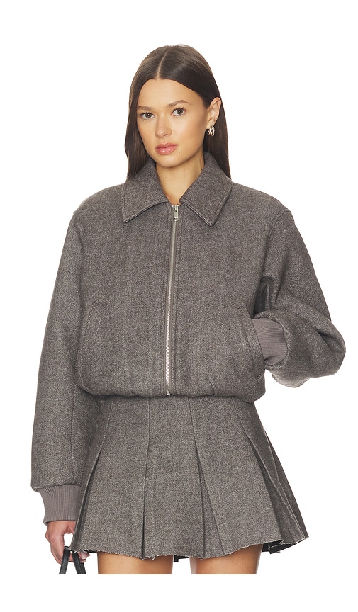 NICHOLAS Frida Bomber Wool Blend Jacket