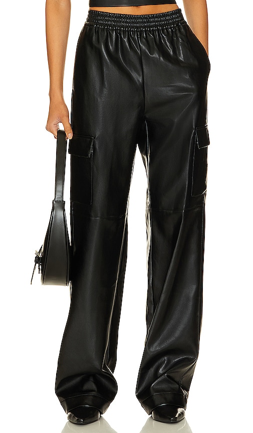 Shop Nicholas Edwina Cargo Pant In Black